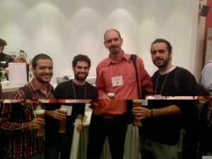 Gabriel, Pedro, Max e Mario no SVP Meeting de Berlin, 2014